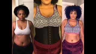 Waist training Before amp After 11 months Yianna Waist Trainer [upl. by Hewet]