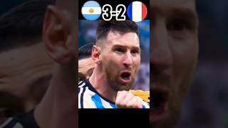 Argentina VS France Qatar World Cup Final 2022 football mbappe vs france [upl. by Oirretno]