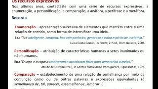 Aula sobre recursos expressivos do texto [upl. by Jobe433]