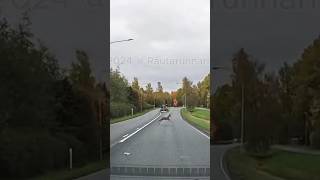 The deer run in front of the car short deers cars animals animal shortsvideo [upl. by Luhar]