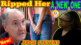 Judge TEARS into LAZY Lady Ripped Her a NEW ONE Judge Stevens fafo courtlive [upl. by Balch648]