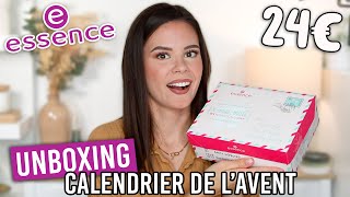 UNBOXING Calendrier makeup pas cher  ESSENCE DIY 24€  Concours [upl. by Nytsud]