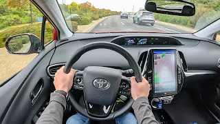 2022 Toyota Prius Prime Limited  POV Quick Drive Binaural Audio [upl. by Grew]