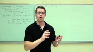 Intermediate Algebra Lecture 121 Operations and Composition of Functions [upl. by Elohcin203]