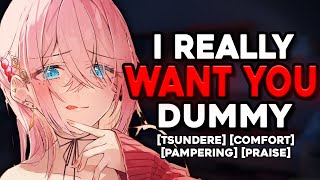 Tsundere Girlfriend Warms You Up ASMR Roleplay [upl. by Ynaffet]