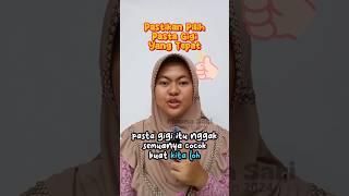 TIPS MEMILIH PASTA GIGI 2024 mounapuspita pastagigi tips [upl. by Odawa]