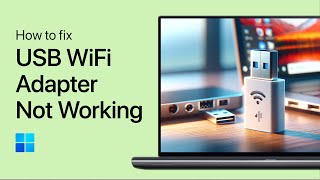 USB WiFi Adapter Not Working on Windows 1011 Fix  Tutorial [upl. by Jocelin]