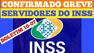 SERVIDORES DO INSS DECIDEM INICIAR GREVE CONFIRMADO [upl. by Fenelia]