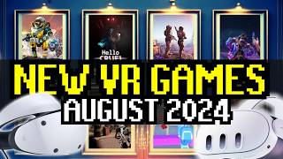 9 NEW VR Games Coming Next Month AUGUST 2024 [upl. by Yenterb]