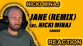 NICKI MINAJ  PLAIN JANE REMIX RAPPER REACTION [upl. by Ynattirb]