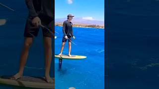 Hydrofoil surfing surfing hydrofoilsurfing surfers travel [upl. by Elades]