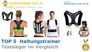 Die besten Haltungstrainer  Geradehalter 2024 TOP 5 🥇 Testsieger im Vergleich gut und günstig [upl. by Naesal]