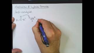 Chem 12B Chapter 19 Lecture 3 Hydrate Hemiacetal and Acetal Formation [upl. by Zakaria]