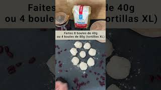 Comment faire des tortillas maison [upl. by Eenahs669]