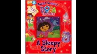 Dora the Explorer A Sleepy Story Musical Lullaby Treasury Book [upl. by Oates700]