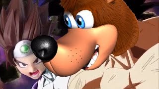 BanjoKazooie destroys Minecraft Steve in Smash Bros Ultimate [upl. by Gitt]