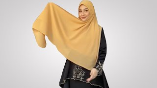 5 TUTORIAL BAWAL MANIS ⚘ CARA PAKAI TUDUNG BAWAL TERKINI LABUH TUTUP DADA [upl. by Yank]