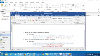 NVivo 11 Demonstration for Beginners Creating Anchor codes ie Nodes for the Research Questions [upl. by Brnaby]