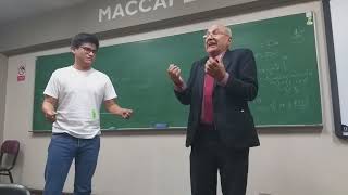 MOMENTO CINETICO CON EL ING GENARO DELGADO CONTRERAS EN LA UNI [upl. by Retsevel]