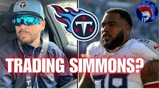 Tennessee Titans TRADING JEFFERY SIMMONS  Tennessee Titans Fan TITAN ANDERSON Reaction [upl. by Yorick]