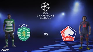 Sporting CP vs LOSC Lille  UEFA Champions League 2425  Full Match [upl. by Leen997]