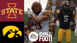 Iowa State vs Iowa  College Football 25 FULL GAME SIMULATION [upl. by Down]