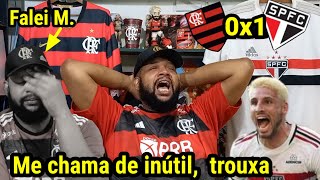 REACT FLAMENGO 0X1 SÃO PAULO l DORIVAL BOTA LANDIM E BRÁZ PRA MAMAR [upl. by Ecille]