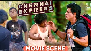 Chennai Express SRK tries to talk in Tamil  Comedy Scene  chennaiexpress comedy srk [upl. by Roda]