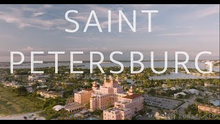 2022 Best Saint Petersburg Florida 5k Drone Stock Footage [upl. by Dhiman603]