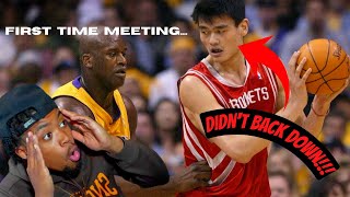 Shaq First Time Meeting YAO MING Epic Duel  Reaction  2k Special [upl. by Beichner689]