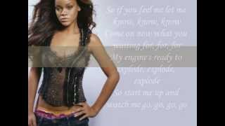 Rihanna  Shut Up And Drive Lyric Video [upl. by Eyde]