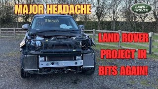 REBUILDING A WRECKED 2018 LAND ROVER DISCOVERY 5 PART 4 [upl. by Sylera]