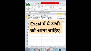 Excel interview questions excel excelgyan interview beginners [upl. by Ardiek]