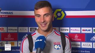 Romain Faivre et Anthony Lopes réagissent après Lyon 50 Angers [upl. by Drogin]