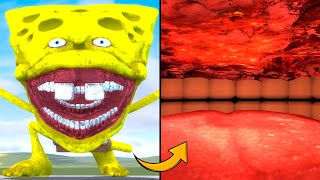 WHATS INSIDE THE MUTANT SPONGEBOB TAPESGarrys Mod [upl. by Leiser]