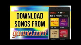 How to download Song From Gaana app [upl. by Mittel334]