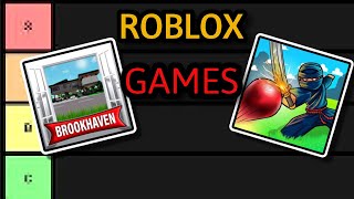 Roblox Games Tier List [upl. by Enedan]