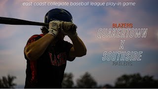 ECCBL Baseball Playoffs Southside vs Quakertown Blazers [upl. by Emmye258]