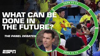 Reaction to incident after Uruguay vs Colombia 👀 This is a CONMEBOL problem – Gomez  ESPN FC [upl. by Perpetua]