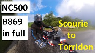 NC500 Day 3  Scourie to Torridon Old Military Road B869 in full [upl. by Nealey]