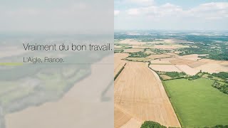 Vraiment du bon travail Les tracteurs CLAAS LAigle France  2015 [upl. by Retsevlis]