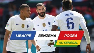 MBAPPÉ BENZÉMA POGBA À DAKAR  SÉNÉGAL  FRANCE ENFIN [upl. by Godrich]