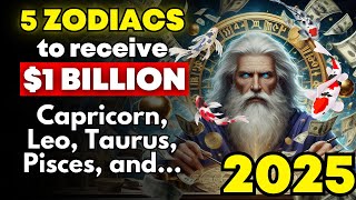 5 Zodiac Signs will be Living in Luxury 2025  MUST WATCH [upl. by Nivad]