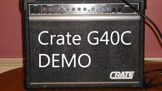 G40C Crate demo with Harmony Strat [upl. by Giamo]