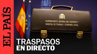 DIRECTOS  Los traspasos de carteras de los ministros del nuevo Gobierno de Sánchez  EL PAÍS [upl. by Iturk]