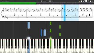 Nils Frahm  Familiar Spaces  Piano tutorial and cover Sheets  MIDI [upl. by Cybil775]