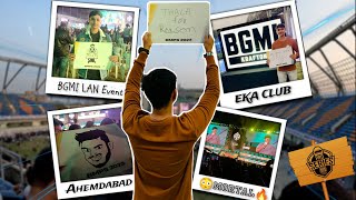 Inside the Biggest BGMI LAN Event in IndiaEka club AhmedabadBMPS 2023 Vlog [upl. by Rickard]