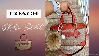 What’s in my bag COACH Millie Satchel [upl. by Sivie]