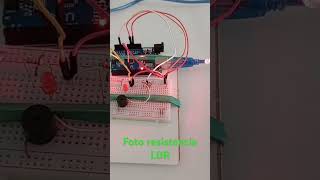 Fotoresistencia LDR arduino ldr protoboard robótica [upl. by Brenza]