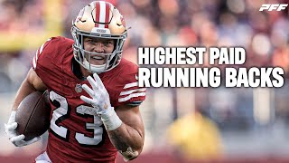 Reacting to the Highest Paid RBs in the NFL  PFF [upl. by Esojnauj]